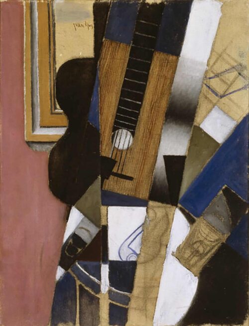 Guitare et pipe - Juan Gris - Reproductions de tableaux et peintures haut de gamme