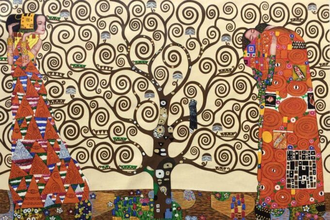 The Tree of Life frieze Stoclet - Gustav Klimt