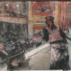 Scène de théâtre - Edgar Degas - Reproductions de tableaux et peintures haut de gamme