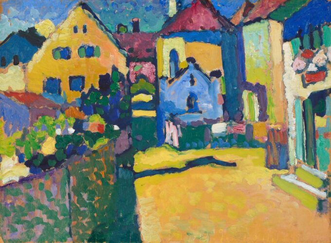 Grungasse in Murnau - Vassily Kandinsky