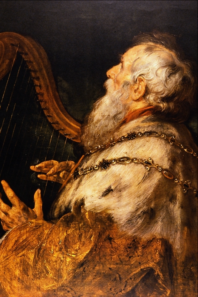 King David, the harp effortlessly - Peter Paul Rubens