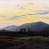 Ruine Eldena dans le massif des Géants - Caspar David Friedrich - Reproductions de tableaux et peintures haut de gamme