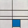 Composition avec le bleu 1935 - Mondrian - Reproductions de tableaux et peintures haut de gamme