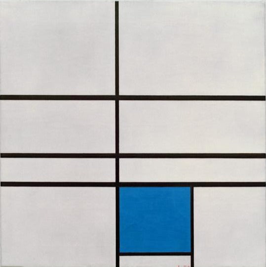 Composition with Blue 1935 - Mondrian