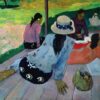 La sieste - Paul Gauguin - Reproductions de tableaux et peintures haut de gamme