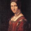 La Belle Ferronnière - Léonard de Vinci - Reproductions de tableaux et peintures haut de gamme