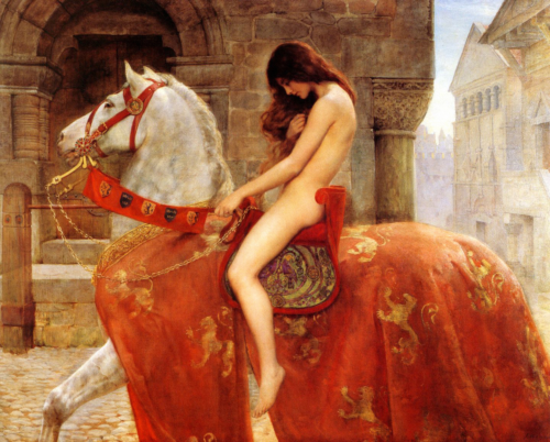 Lady Godiva de John Collier - Reproductions de tableaux et peintures haut de gamme