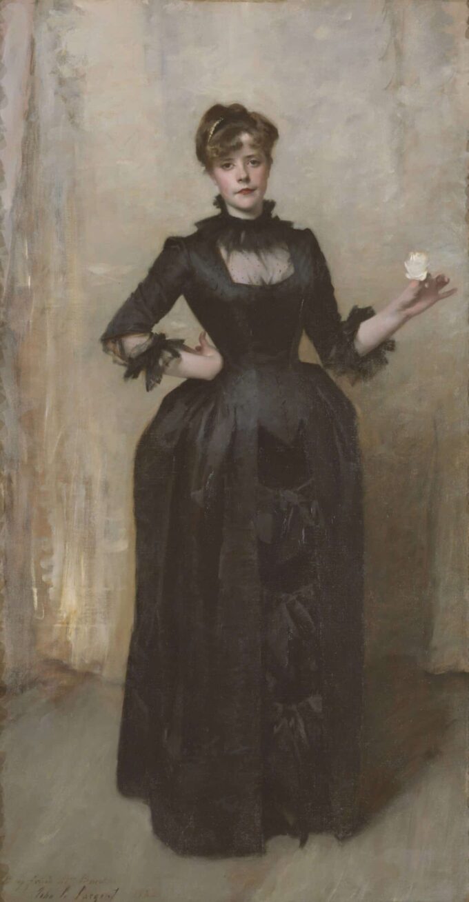 Lady with a Rose - John Singer Sargent