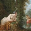 Echo et Narcisse - Louis Jean François Lagrenée - Reproductions de tableaux et peintures haut de gamme