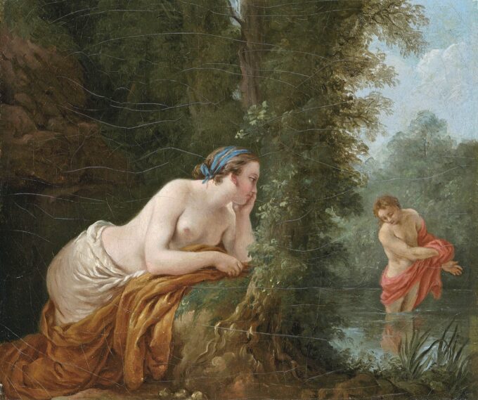 Echo and Narcissus - Louis Jean François Lagrenée