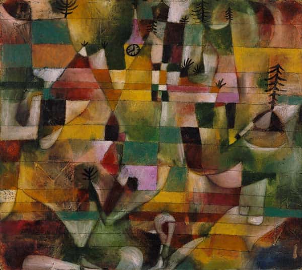 Landscape with Yellow Steeple - Paul Klee