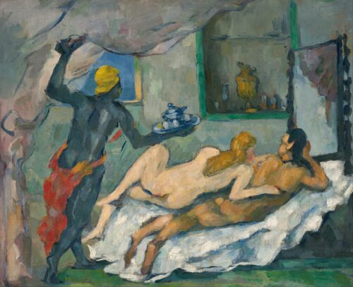 Après-midi à Naples - Paul Cézanne - Reproductions de tableaux et peintures haut de gamme