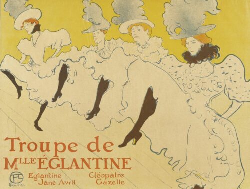 La troupe de mademoiselle eglantine - Toulouse Lautrec - Reproductions de tableaux et peintures haut de gamme