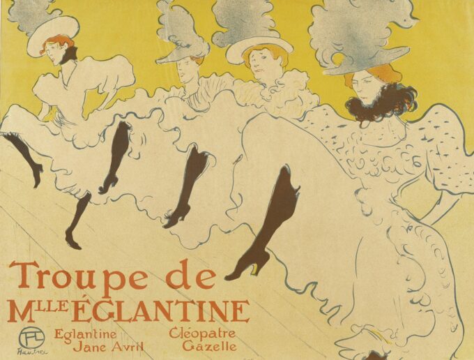 The Troupe of Mademoiselle Eglantine - Toulouse Lautrec