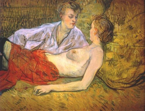 Les deux petites amies - Toulouse Lautrec - Reproductions de tableaux et peintures haut de gamme