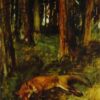 renard mort - Edgar Degas - Reproductions de tableaux et peintures haut de gamme