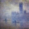 Le Parlement, effet de Brouillard (W 1611) - Claude Monet - Reproductions de tableaux et peintures haut de gamme