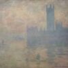 Le Parlement de Londres, effet de brouillard - Claude Monet - Reproductions de tableaux et peintures haut de gamme