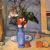 Le vase bleu - Paul Cézanne - Reproductions de tableaux et peintures haut de gamme