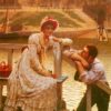 La cour - Edmund Leighton - Reproductions de tableaux et peintures haut de gamme