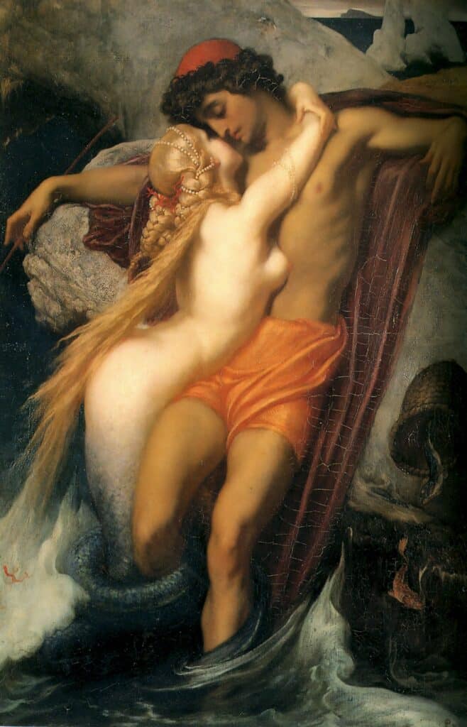 The Fisherman and the Siren - Frederic Leighton