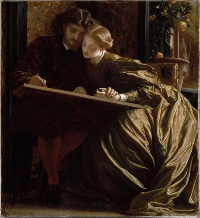 La lune de miel du peintre - Frederic Leighton - Reproductions de tableaux et peintures haut de gamme