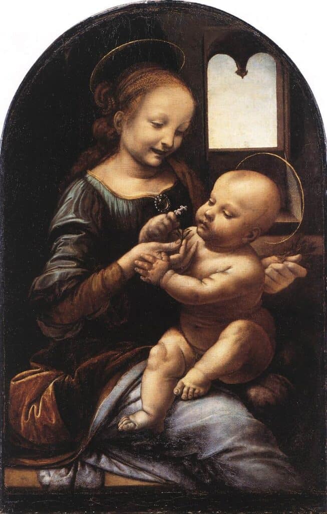 Madonna Benois by Leonardo da Vinci Oil Painting Reproduction - High Quality Art Replica