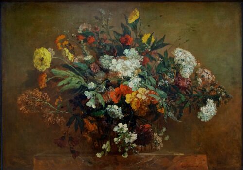 Fleurs - Eugène Delacroix - Reproductions de tableaux et peintures haut de gamme