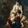 Médée furieuse - Eugène Delacroix - Reproductions de tableaux et peintures haut de gamme