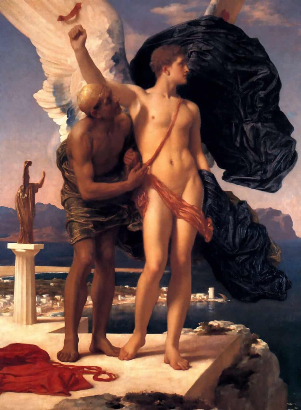 Icare et Dédale - Frederic Leighton - Reproductions de tableaux et peintures haut de gamme