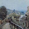 Sentier de la Mi-cote, Louveciennes - Alfred Sisley - Reproductions de tableaux et peintures haut de gamme