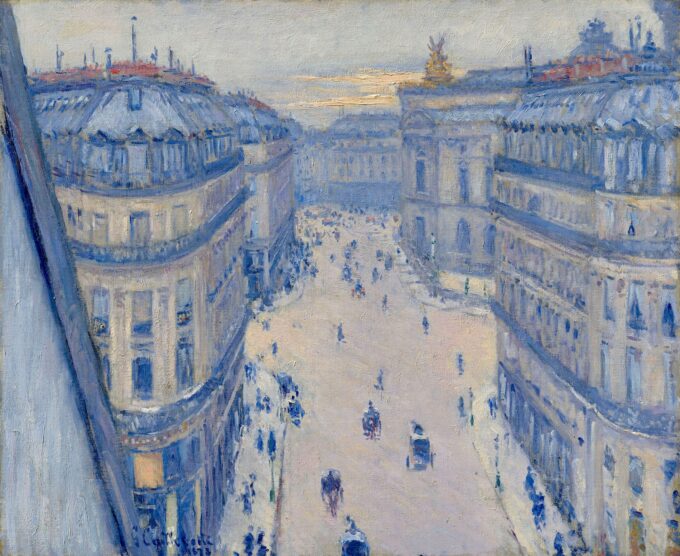 Halévy Street seen from the sixth floor - Caillebotte