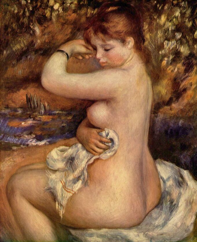 After the Bath 1888 - Pierre-Auguste Renoir