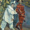 Pierrot et Harlequin - Paul Cézanne - Reproductions de tableaux et peintures haut de gamme