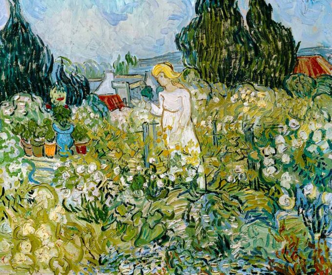 Marguerite Gachet dans leur jardin - Van Gogh - Reproductions de tableaux et peintures haut de gamme