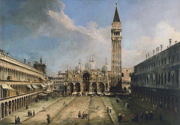 Saint Mark's Square in Venice - Giovanni Antonio Canal