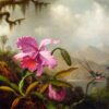 Orchidées et colibris - Martin Johnson Heade - Reproductions de tableaux et peintures haut de gamme