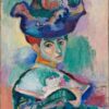 La femme au chapeau 1905 - Matisse - Reproductions de tableaux et peintures haut de gamme