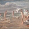 Bain des garçons - Max Liebermann - Reproductions de tableaux et peintures haut de gamme