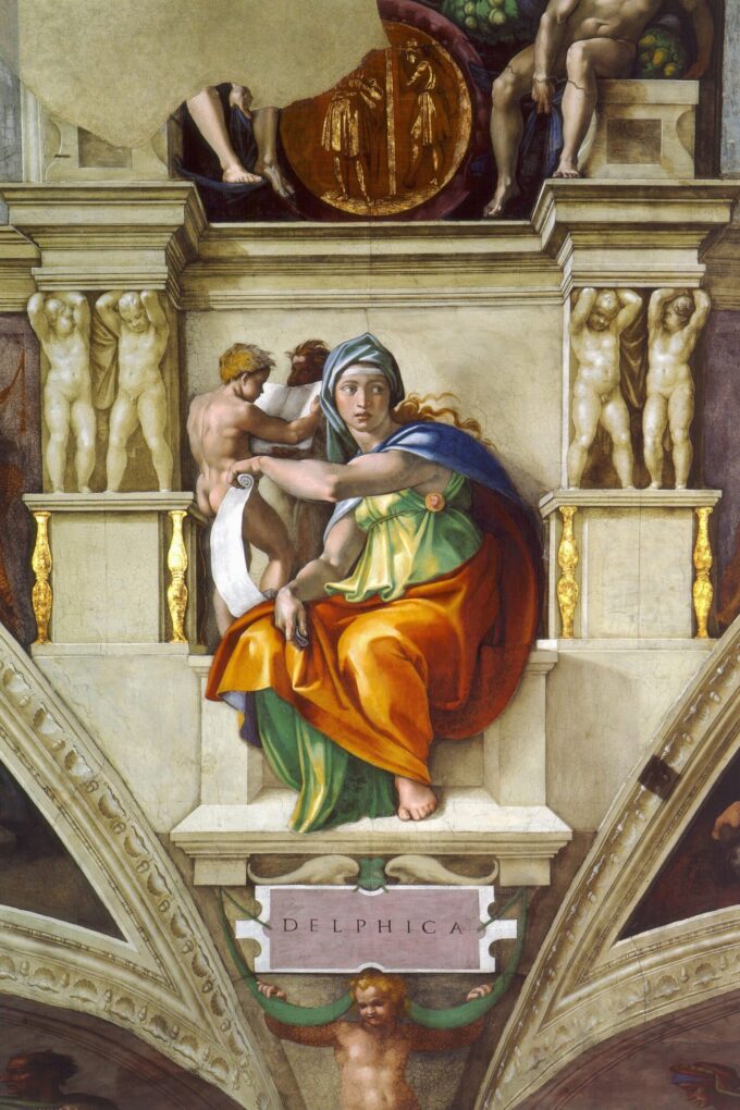 Sibylle de Delphes - Michelangelo