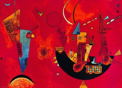 Pour et contre - Vassily Kandinsky - Reproductions de tableaux et peintures haut de gamme