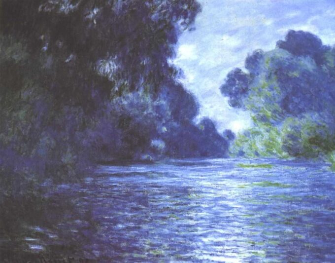 Arms of the Seine, near Giverny (W1487) - Claude Monet