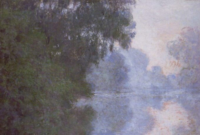 Morning on the Seine, Mist Effect - Claude Monet Oil Painting Reproduction