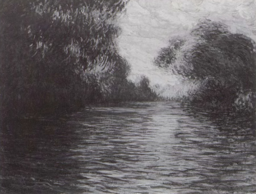 Matinée sur la Seine (W1488) - Claude Monet - Reproductions de tableaux et peintures haut de gamme