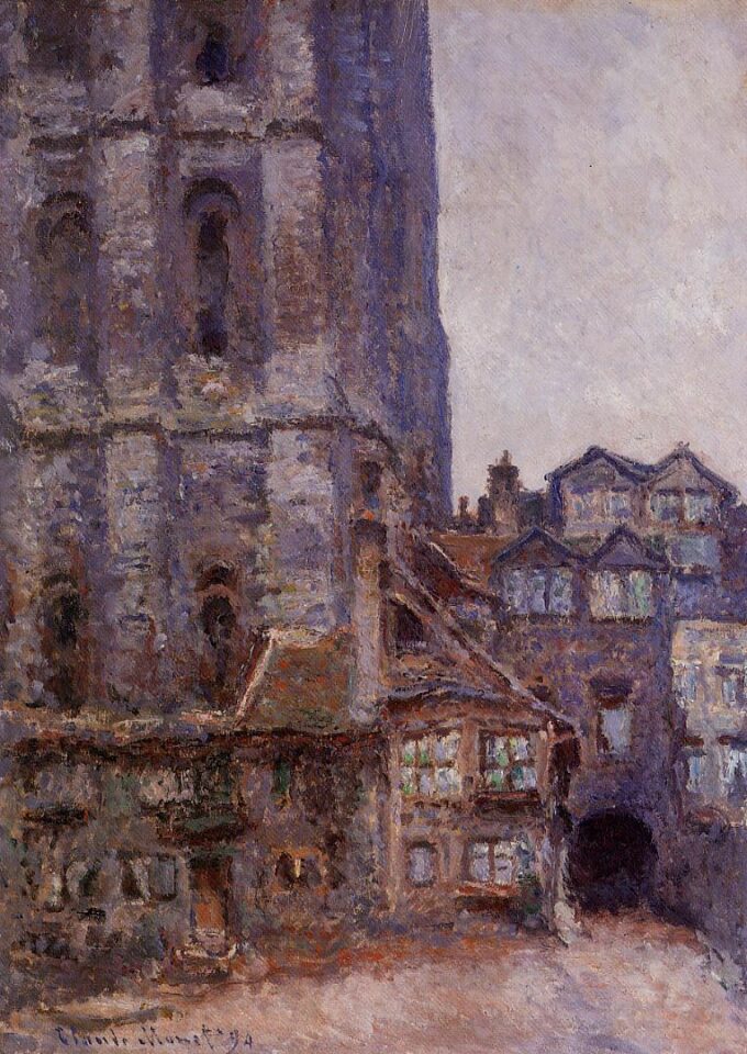 The Court of Albane, Gray Weather (W1318) - Claude Monet