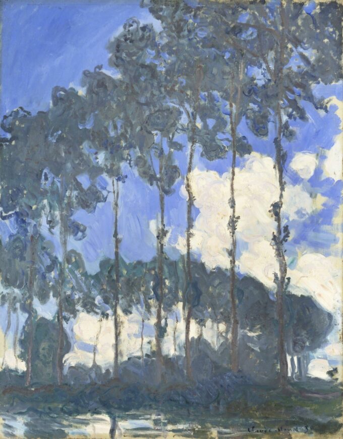 The Poplars on the Banks of the Epte - Claude Monet