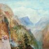 Montblanc de Fort Roch - William Turner - Reproductions de tableaux et peintures haut de gamme