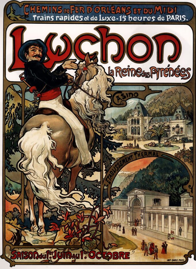 Luchon – Mucha Oil Painting Reproduction: High-Quality Artwork Inspired by Alphonse Mucha