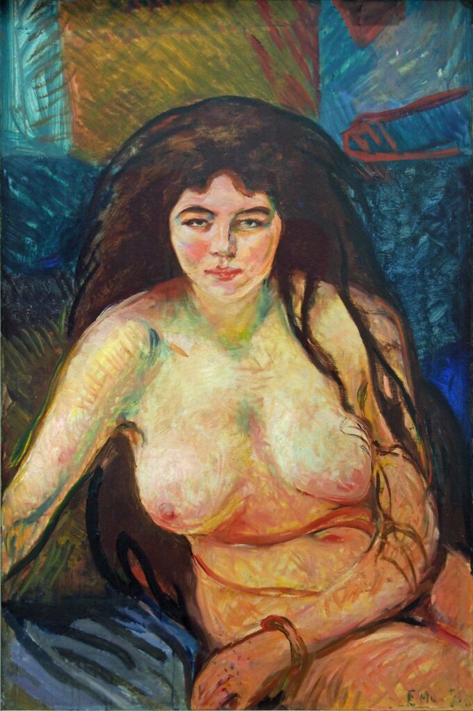 La Bête - Edvard Munch - Reproductions de tableaux et peintures haut de gamme