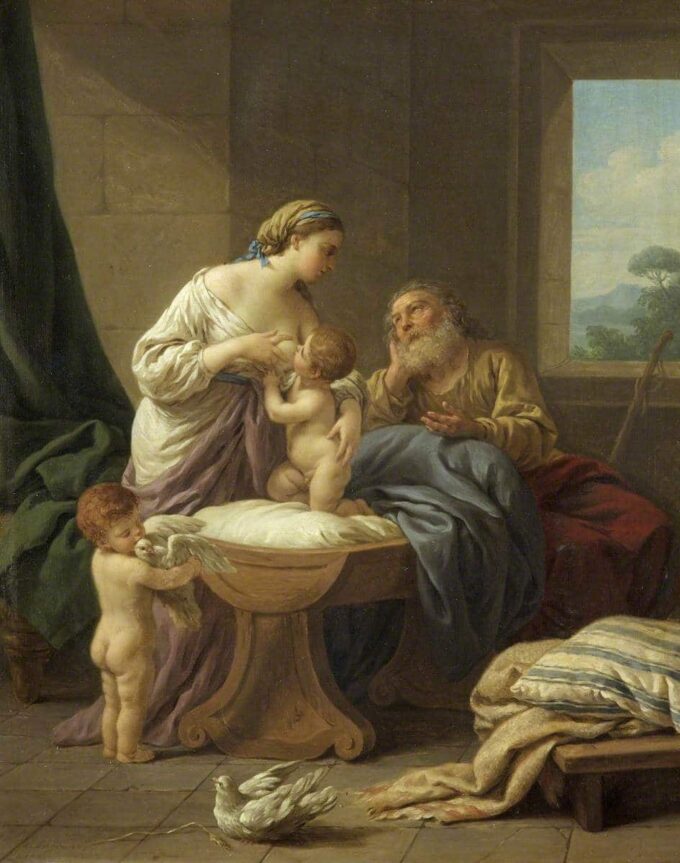 The Happy Old Age - Louis Jean François Lagrenée